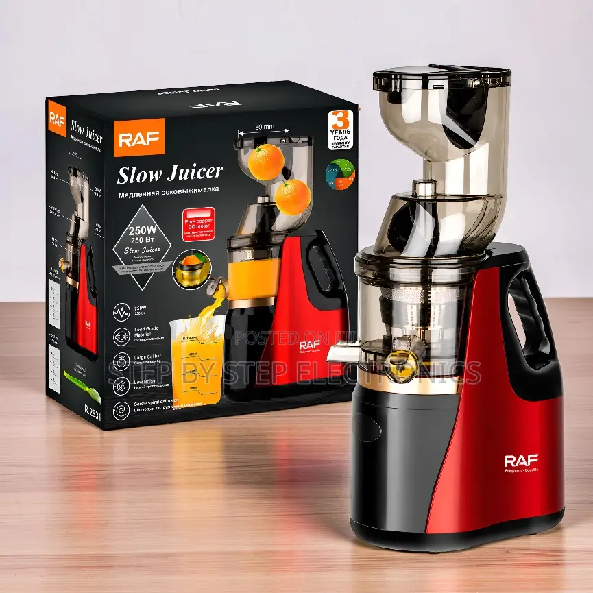 Energy Saving RAF R.2831 400Ml Slow Juicer Juice Extractor