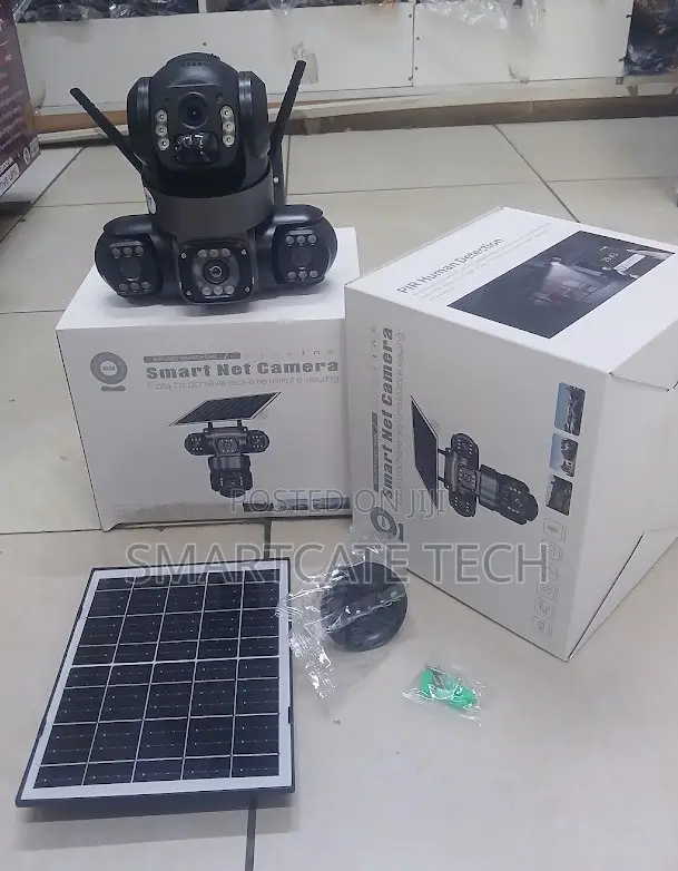 PIR + Humanoid Detection 4G Triple Lens Camera With Motion Alerts
