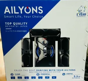 AILYONS  3.1CH Subwoofer Home Theatre Multi Media Bluetooth Speaker
