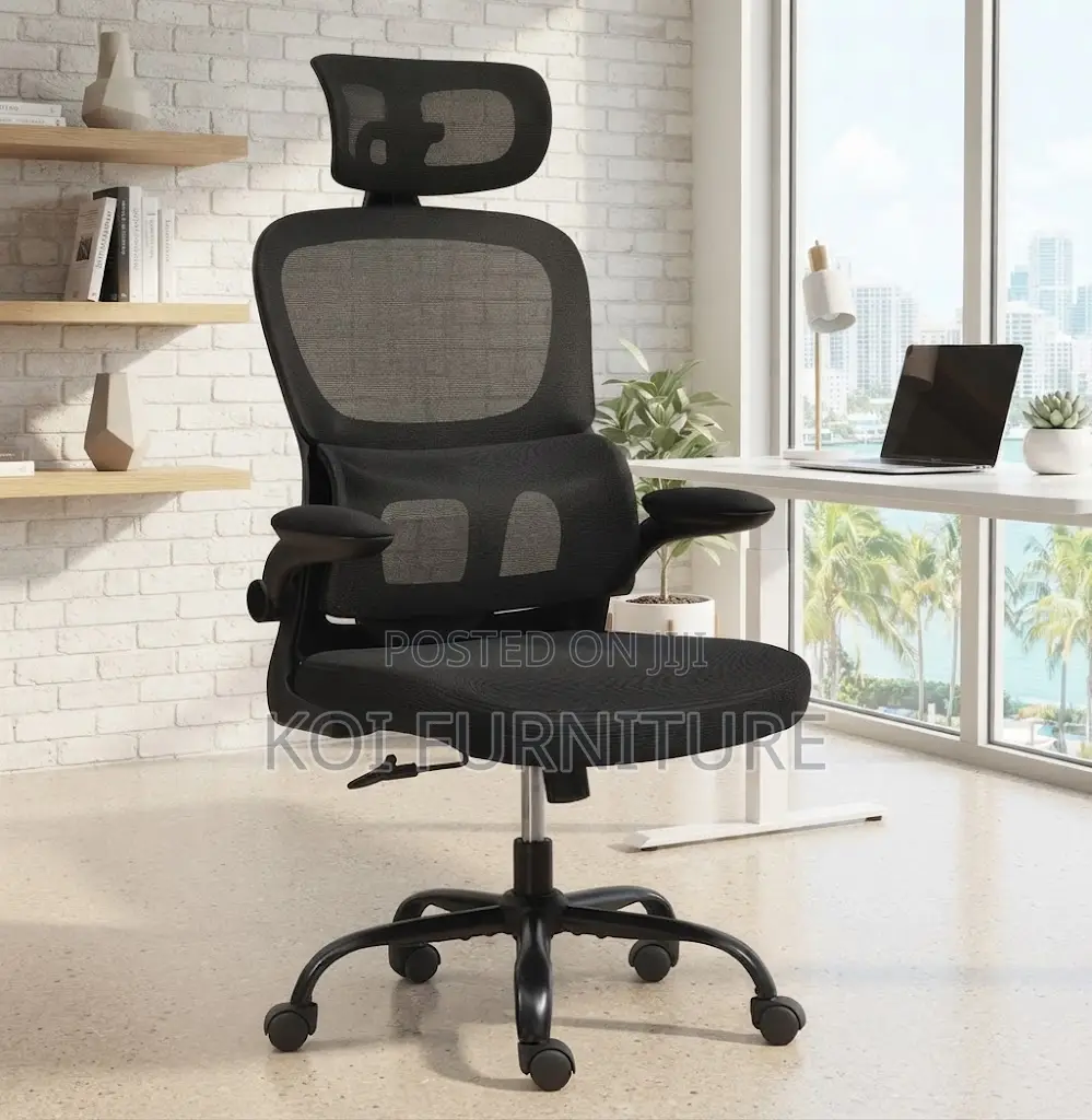 Office Chairs; Orthopedic Reclining Breathable Fabric Chairs