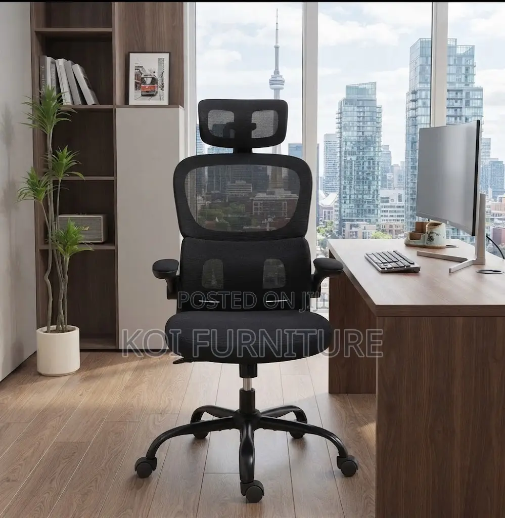 Office Chairs; Orthopedic Reclining Breathable Fabric Chairs