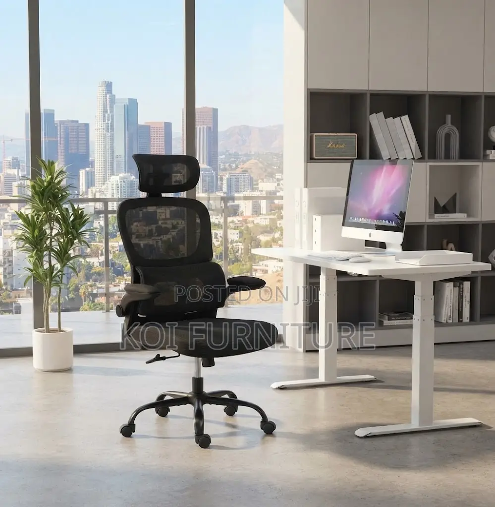 Office Chairs; Orthopedic Reclining Breathable Fabric Chairs