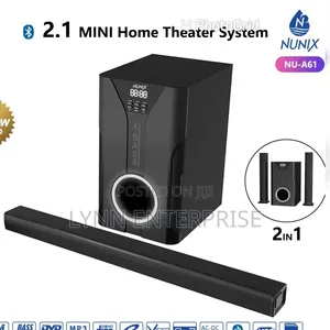 2.1 Nunix NU-A61 Soundbar Mini Home Theater System...