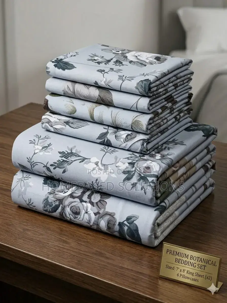 6pc Flat Bedsheet Set 7 by 8/6 by 6