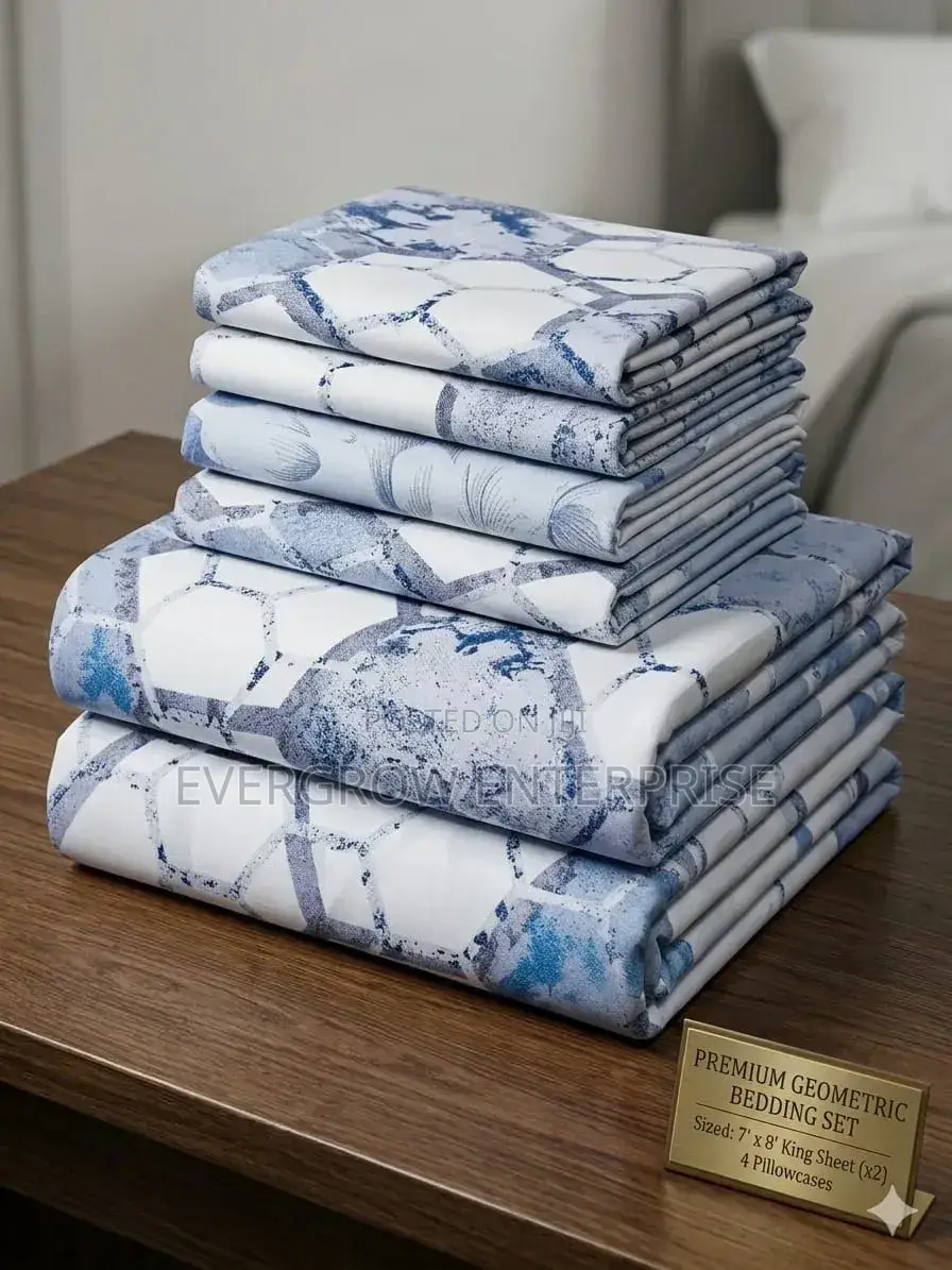 6pc Flat Bedsheet Set 7 by 8/6 by 6