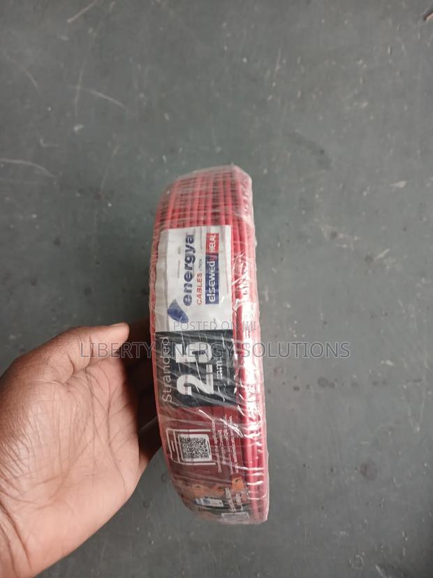2.5mm Red Single Core Cablep