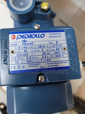 Pedrollo 0.5Hp Booster Pump /Electric Booster Pump