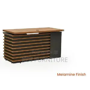 Office Desk; 1.4 Meter Golden High Ends Executive Home Office Desk