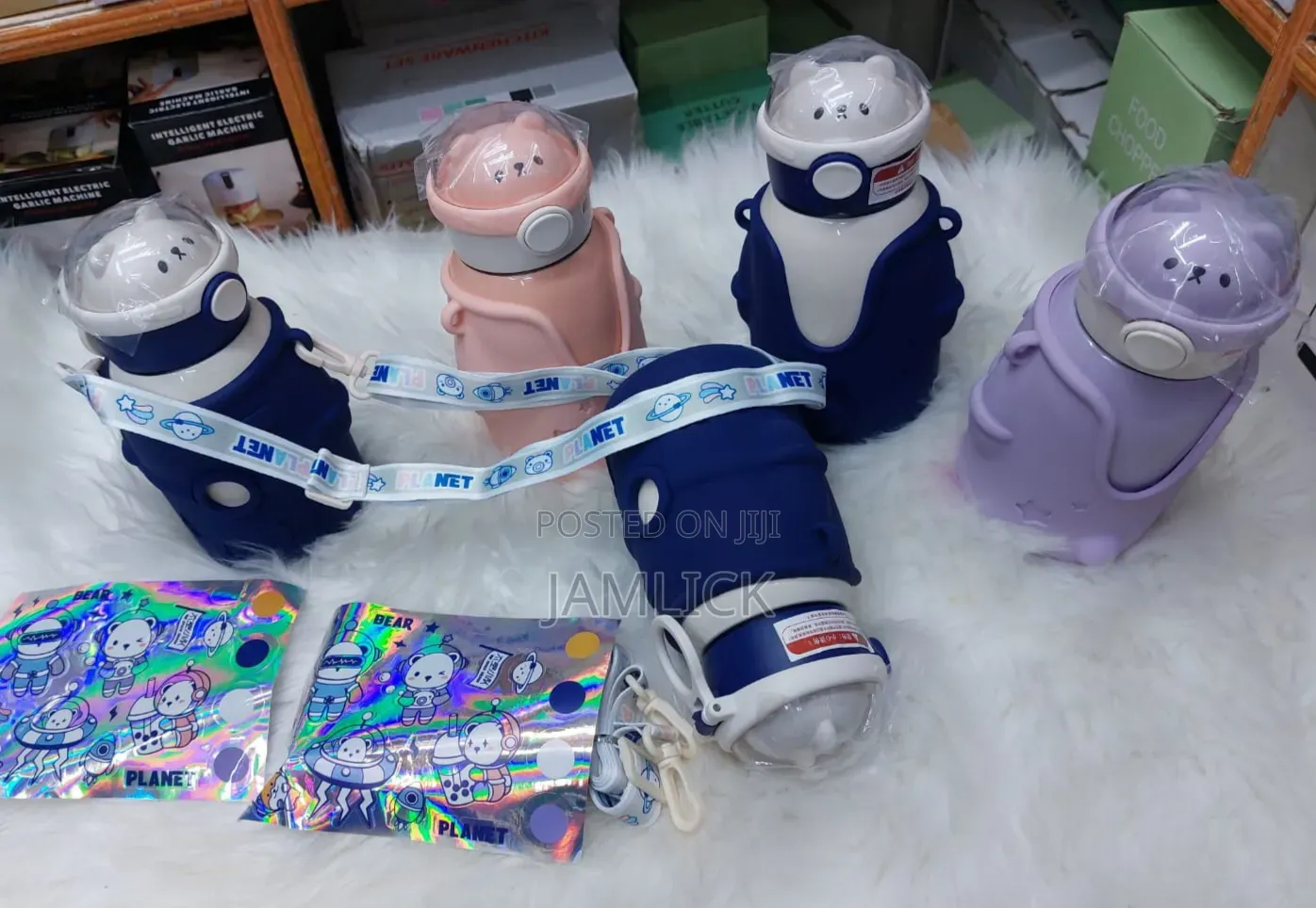 500ml Astronaut & Bear Children’s Stainless Steel Thermos Cup - Cv
