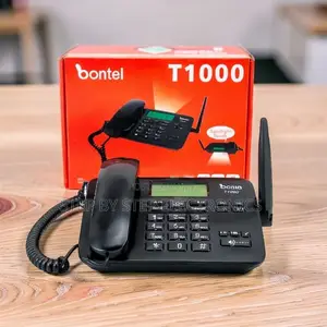 FM Radio Alarm Clock Bontel T1000 Dual Sim GSM Landline Desktop Phone