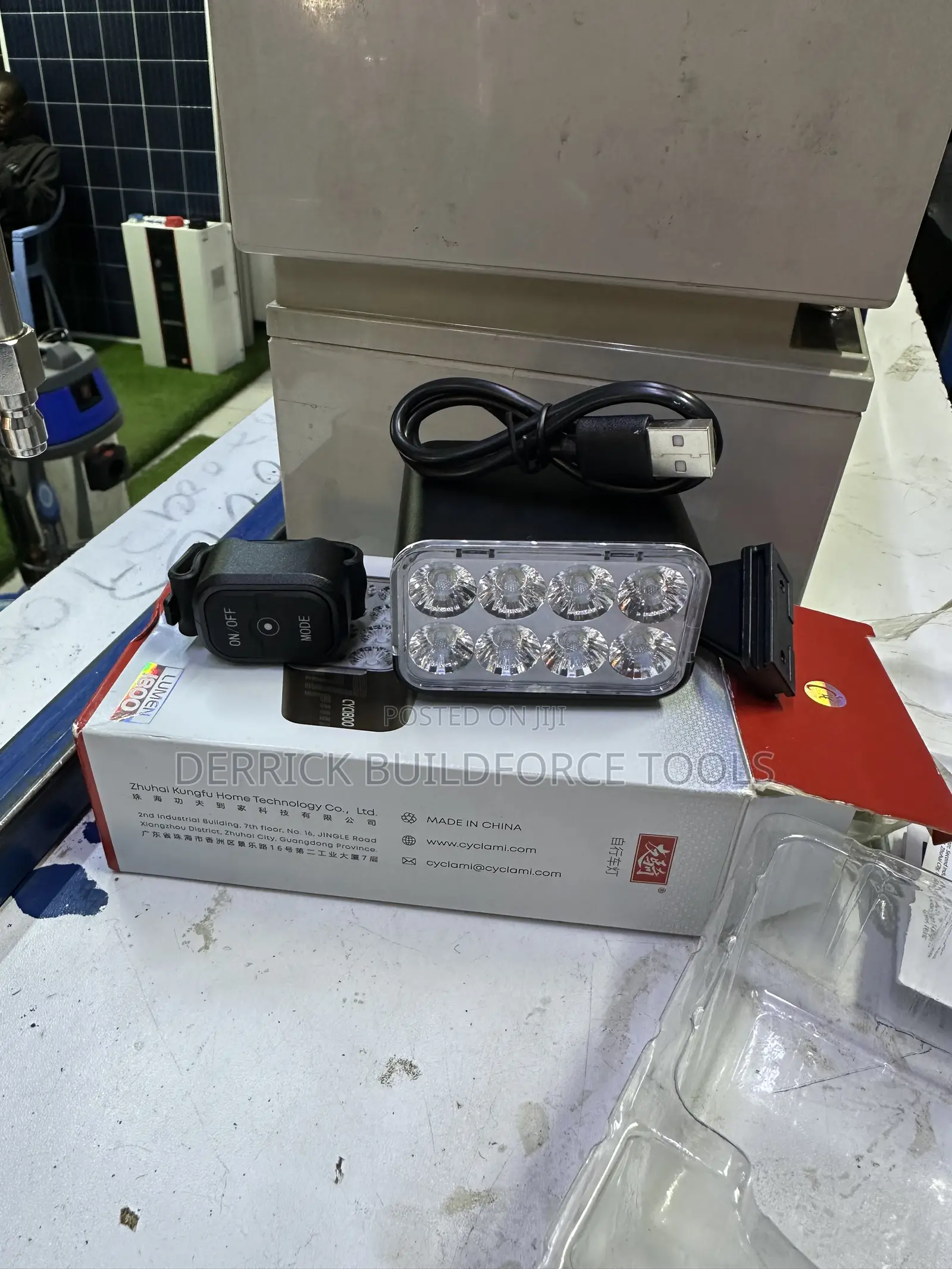 Rechargeable Bicycle Light 4000Mah Headlight