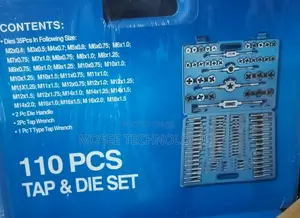 110-Piece Metric Tap and Die Set M2–M18