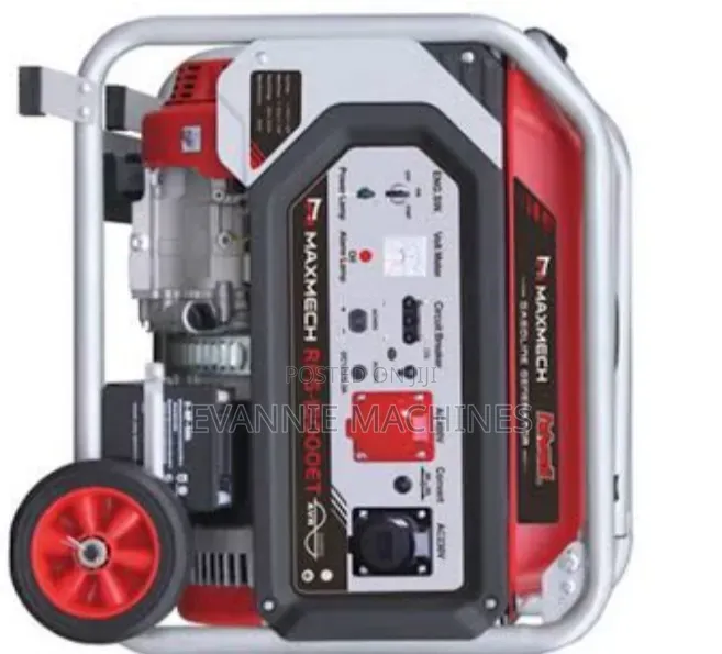 Maxmech 3.8kva 7.5hp Keystart Petrol Generator