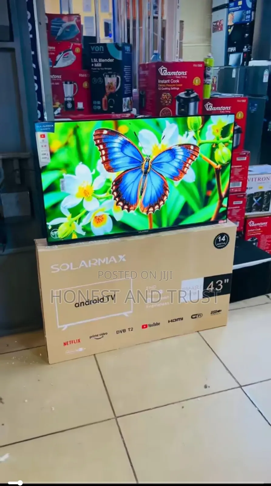 Solarmax 43 Inch Smart Android TV