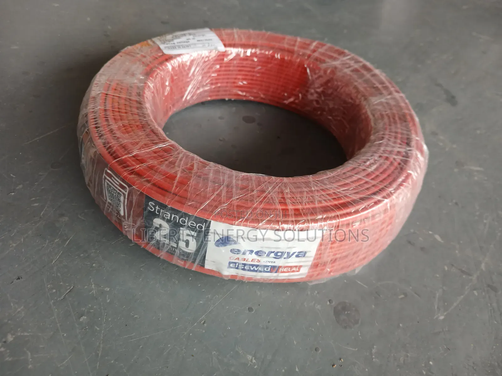 Single Core Cable Energya 2.5mm Red