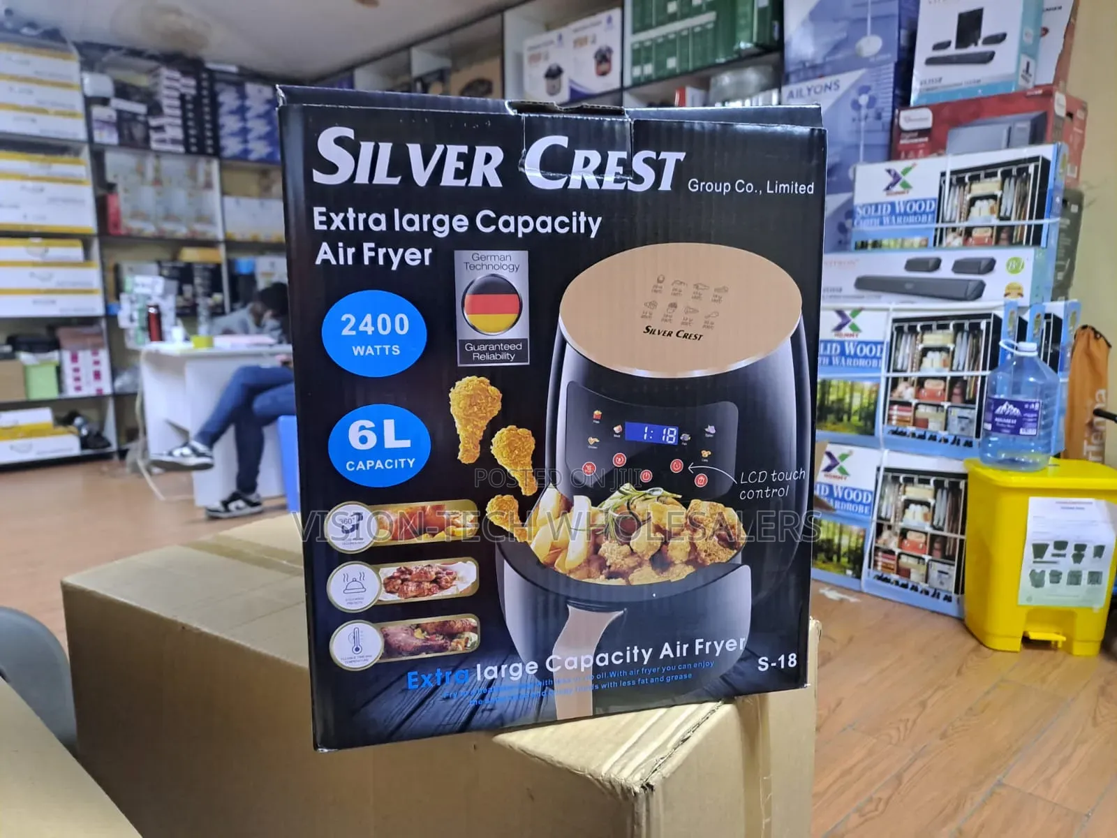 Silver Crest Air Fryer 6 Litres 2400 Watts