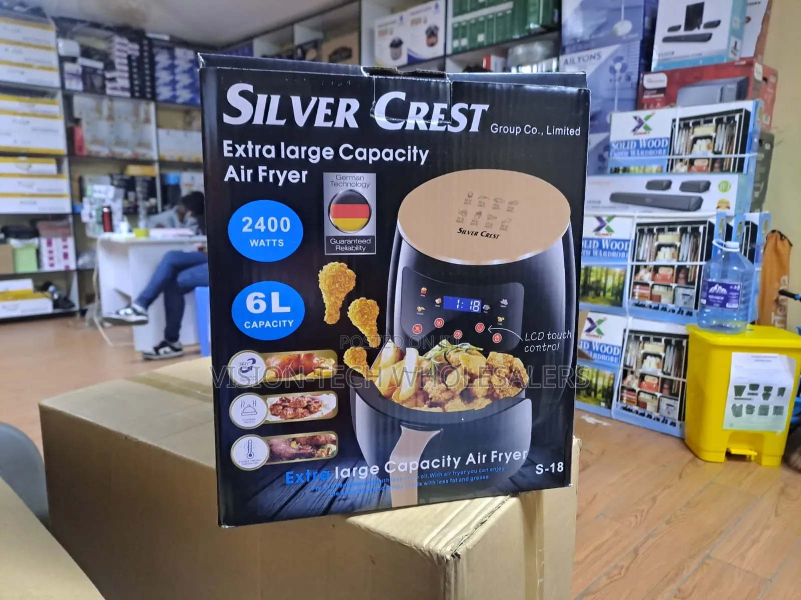Silver Crest Air Fryer 6 Litres 2400 Watts