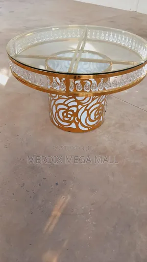 Events Cake Table,cake Table,Gold and Glass Top Table
