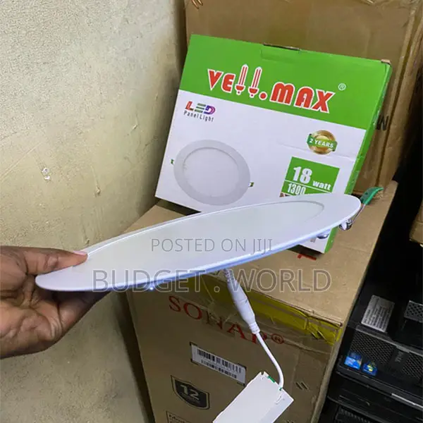Cool Natural Warm White LED Panel Light 18W Round