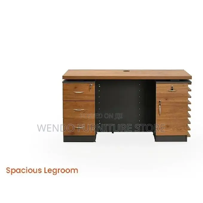 Office Desk; Executive Home Office Gold 1.4 Meters Desk