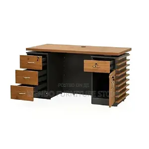 Office Desk; Executive Home Office Gold 1.4 Meters Desk