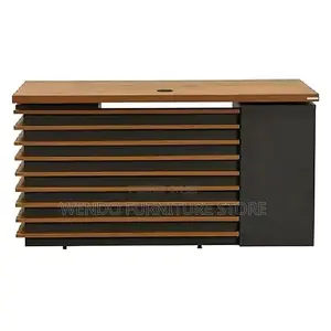 Office Desk; Executive Home Office Gold 1.4 Meters Desk