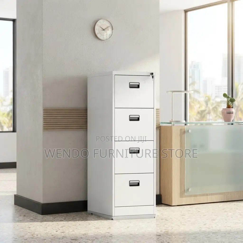 Office Cabinets; Lockable Four Drawers Steel Urban Cabinet
