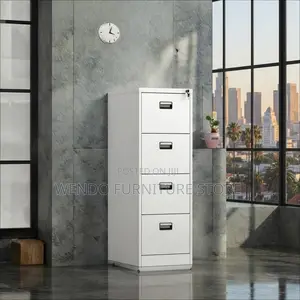 Office Cabinets; Lockable Four Drawers Steel Urban Cabinet