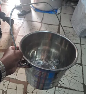 Acero Stainless Steel Bucket With Lid 20litres