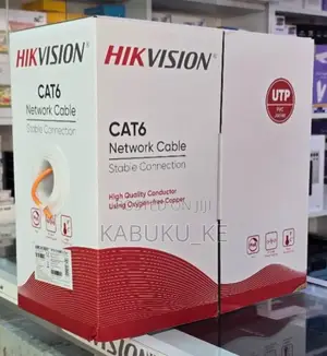 Hikvision Pure Copper Cat6 Ethernet Cable Roll