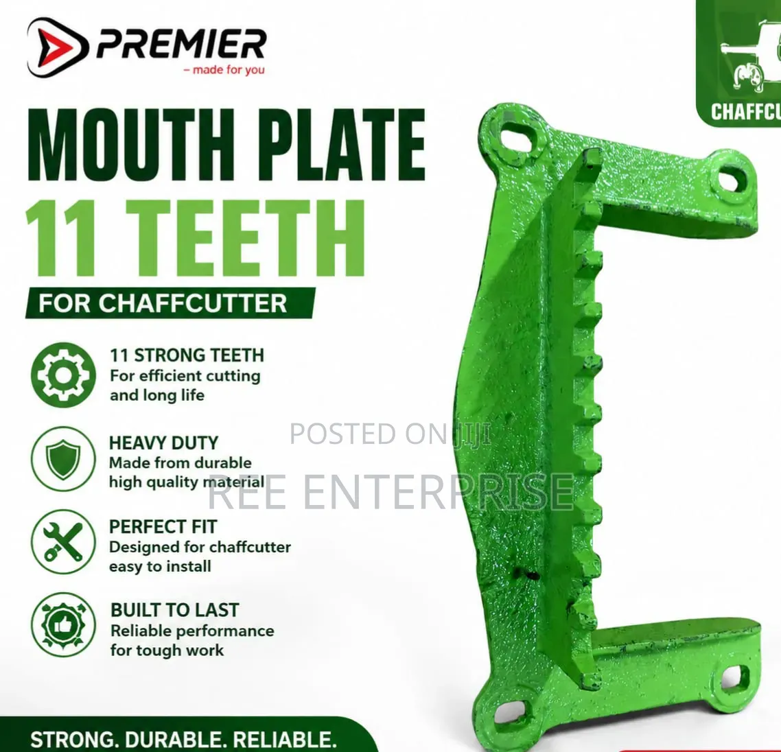 Mouth Plate 11 Teeth for Efficient  Cutting and Wrong  Life