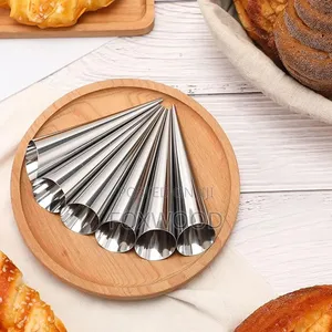 Stainless Steel Bhaji Cone 6pcs