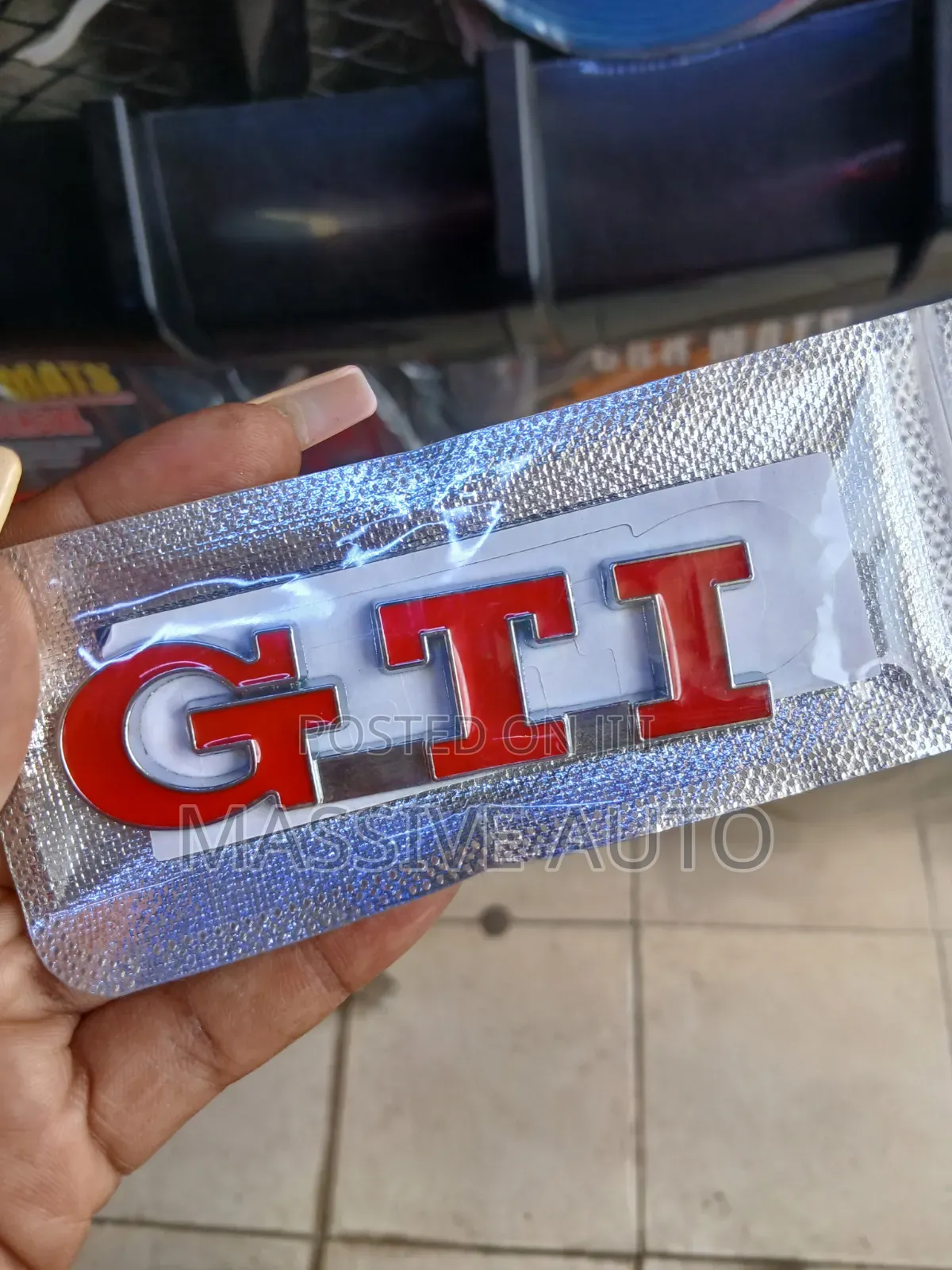 GTI Back Emblem Logos/ GTI Emblem Back Emblem Logos