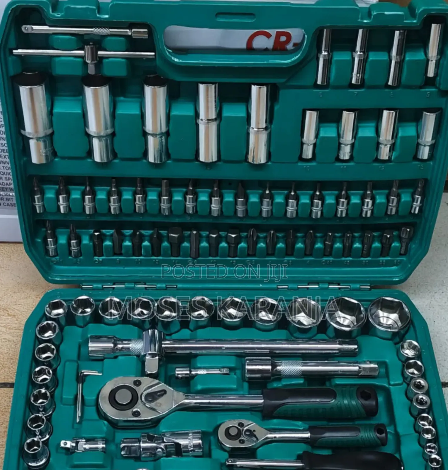 108-Piece Chrome Vanadium Mechanics Tool Kit