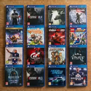 Ps4 and PS5 CD Games