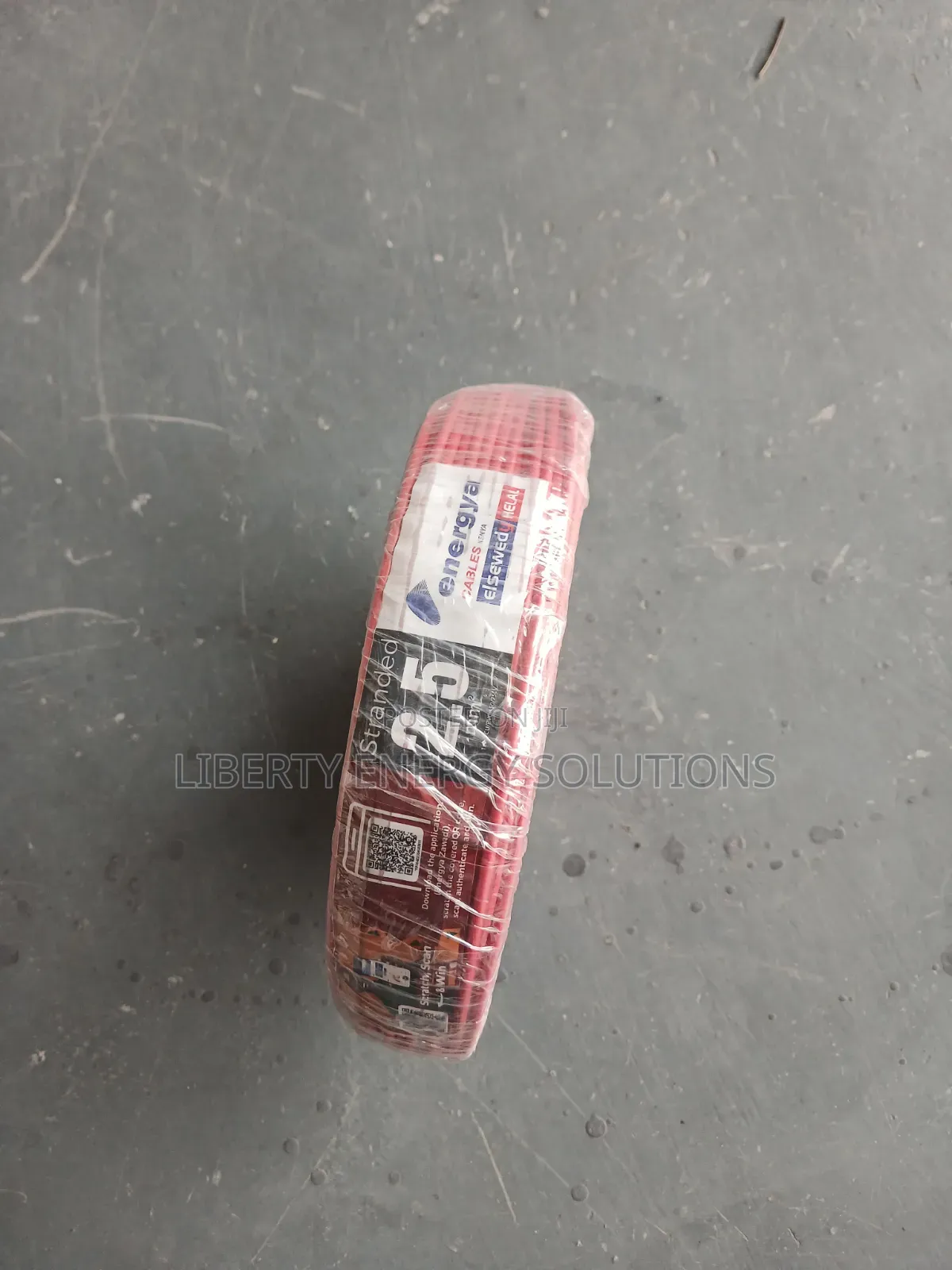2.5mm Single-Core Stranded Copper Electrical Wire Red