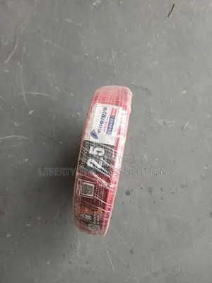 2.5mm Single-Core Stranded Copper Electrical Wire Red