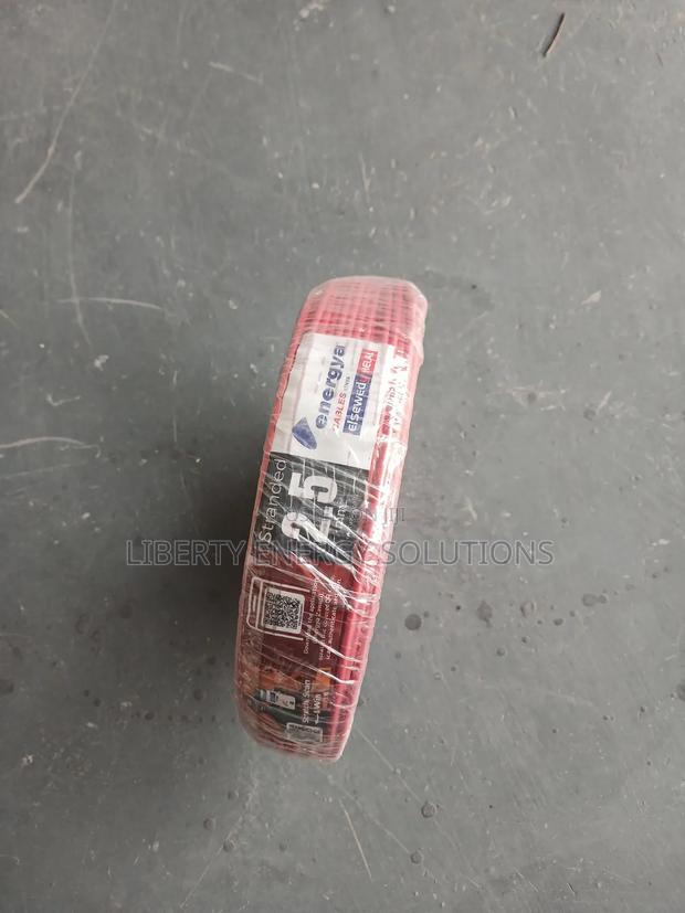 2.5mm Single-Core Stranded Copper Electrical Wire Red