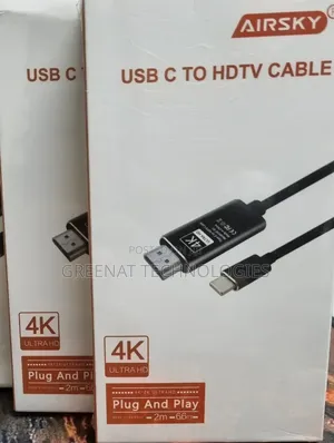 Airsky USB C to HDTV Cable 4k Hdmi Adapter Cable 2m
