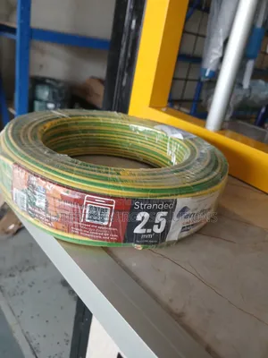 Yellow Green 2.5mm Single Core Stranded Electrical Cable,