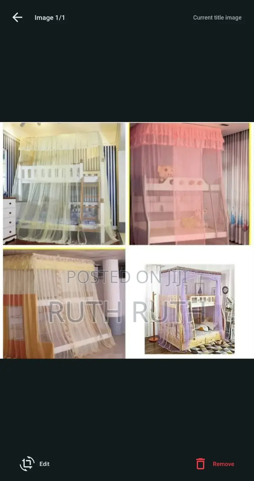 Top Square Double Decker Mosquito Net Availabl