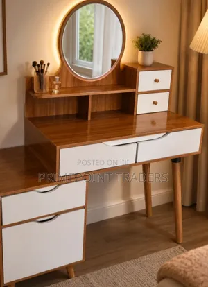 Executive Dressing Table With Light – Modern & Elegant Design