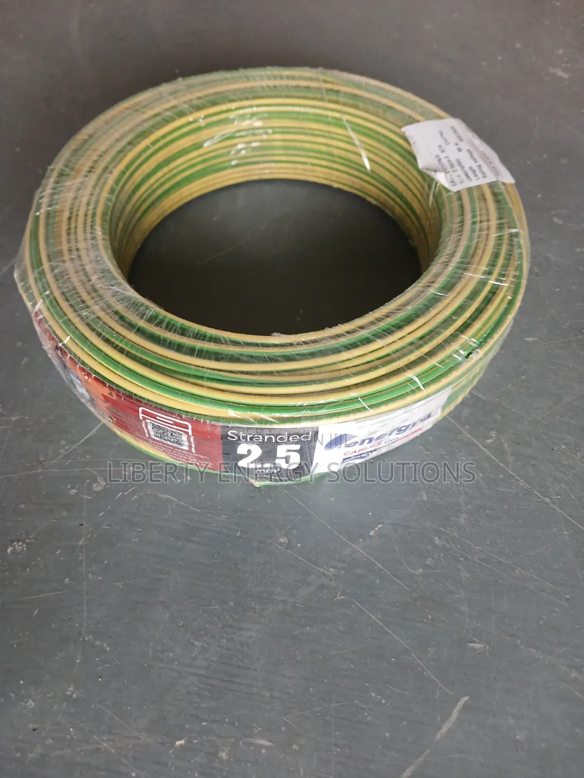 2.5mm Yellow Green Single Core