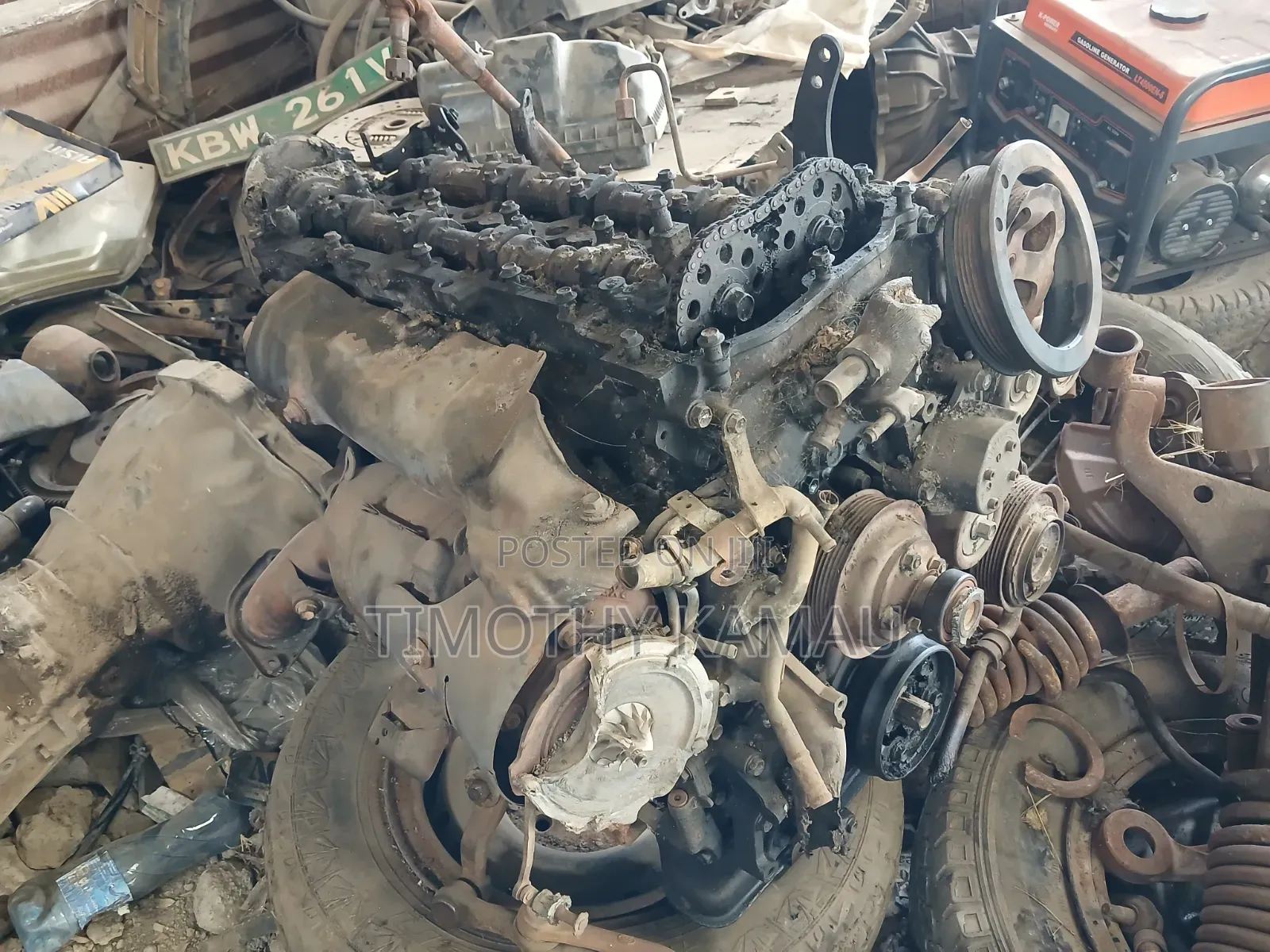 Toyota Vigo Revo Burnt Parts