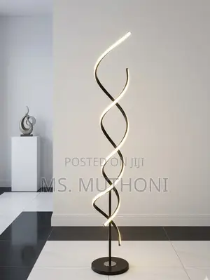 Double Helix LED Stand Floor Lamp