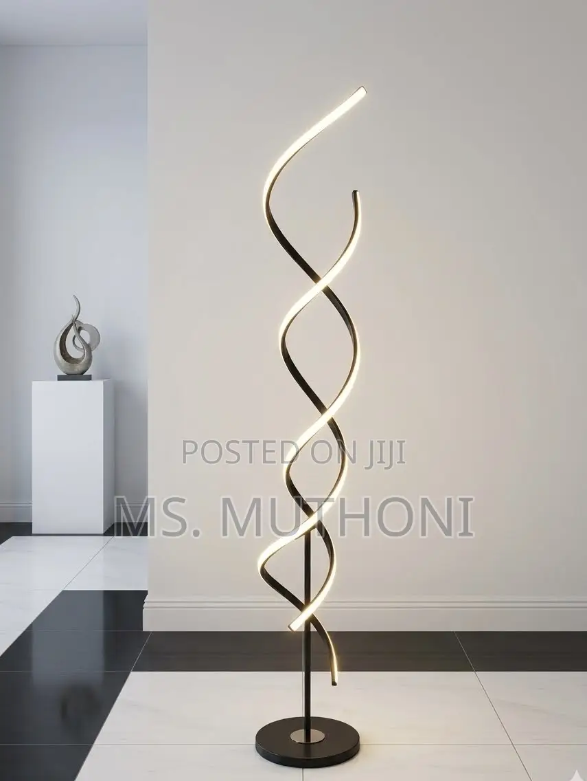 Double Helix LED Stand Floor Lamp