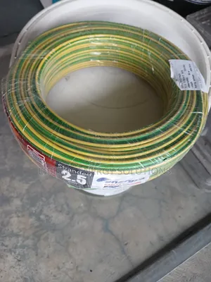 2.5mm Single-Core Stranded Yellow and Green Electrical Wire