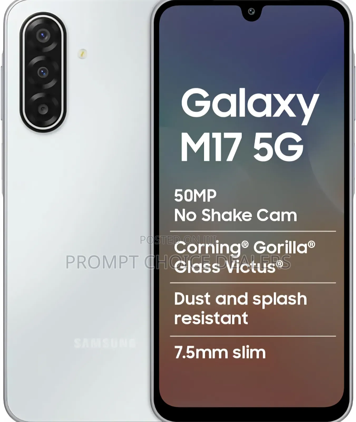 New Samsung Galaxy M17 5G 128 GB Silver