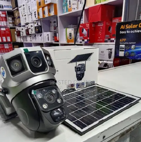 V380Pro Dual Camera 4G Solar Powered Outdoor CCTV