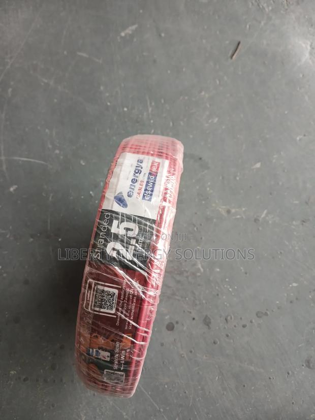 Red Energya 2.5mm Stranded Single-Core Electrical Wiring Cable